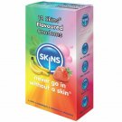 SKINS 12 Condoms various flavors mint chewing gum banana strawberry lubricated