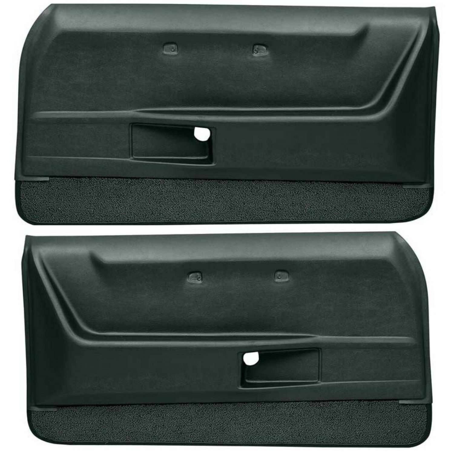 Oer F62801 1968-1969 Pontiac Firebird Deluxe Door Panel Set Black