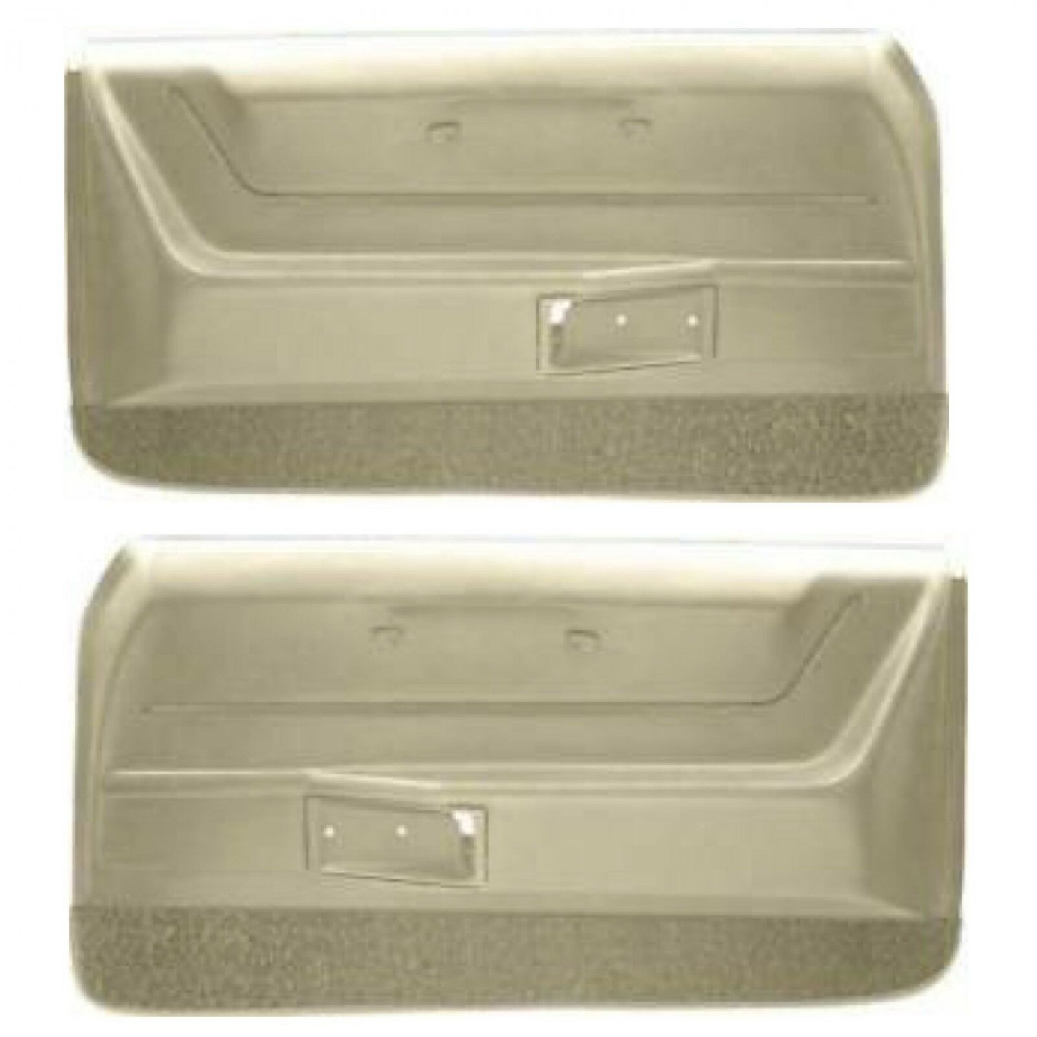 1968-1969 Chevrolet Camaro Door Panel Inserts 2pc 30 Dark Olive Green Loop Carpet Kit
