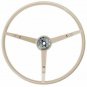 Parchment 15" 3-Spoke Steering Wheel 1967 Ford Mustang