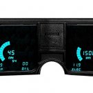 Intellitronix Teal LED Digital Gauge Cluster 1968 Chevy Chevelle Models