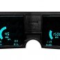 Intellitronix Teal LED Digital Gauge Cluster 1968 Chevy Chevelle Models
