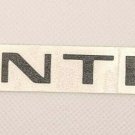 Flat Black Rear "Pontiac" Overlay Decal For 2004-2006 Pontiac GTO Models
