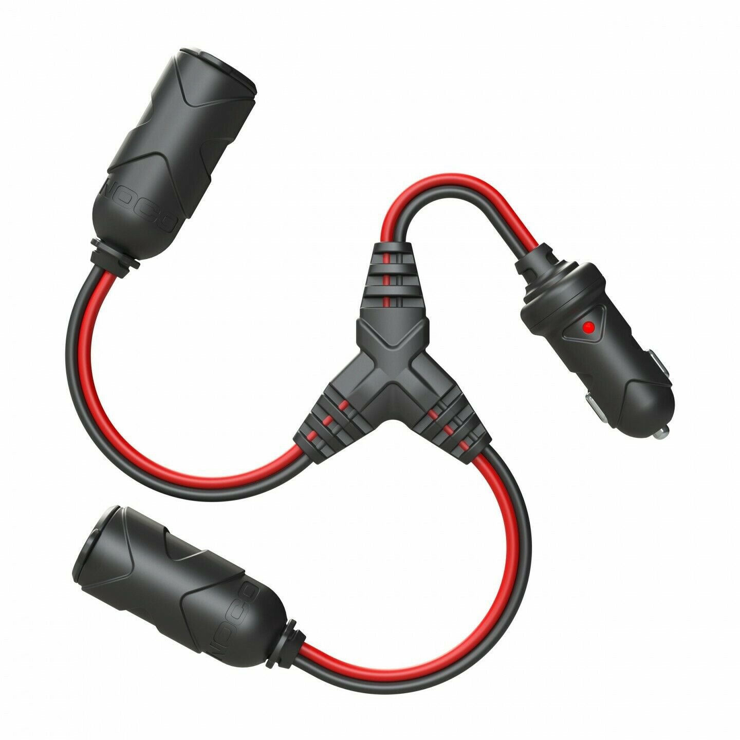Noco GC020 12 Volt 2-Way Car Cigarette Lighter Plug Socket Splitter