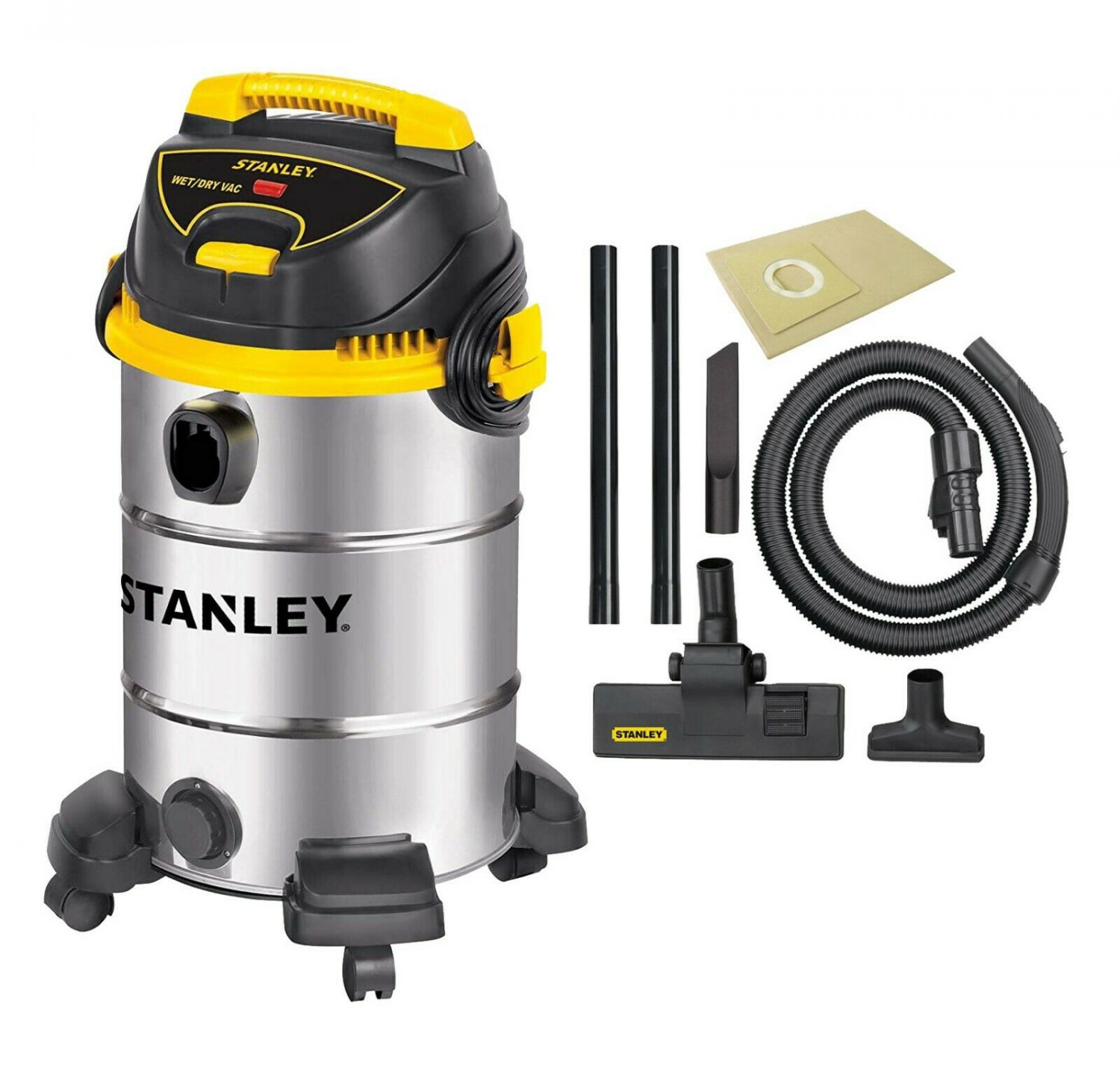Stanley 8 Gal. 4.5 Horsepower Wet Dry Car Shop Vacuum - SL18017