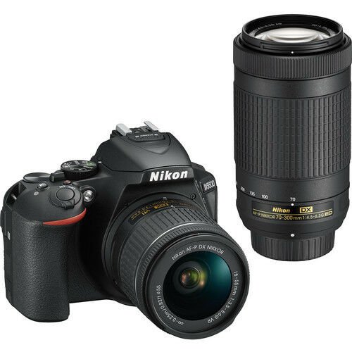 Nikon D5600BUND 1580 Nikon D5600 DSLR Camera w/ 18-55mm / 70-300mm Lenses