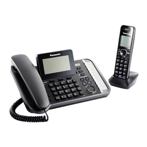 Panasonic 2-Line DECT 6.0 Corded/Cordless Link2Cell Telephone | KX-TG9581B