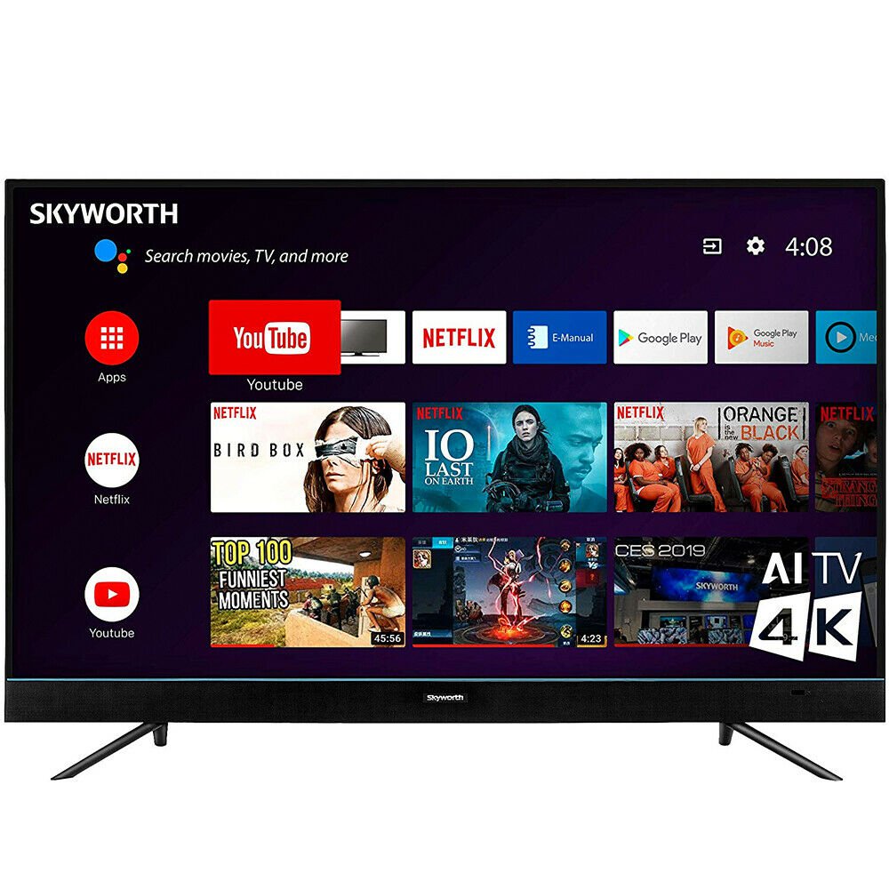 Skyworth 55-inch 4K Ultra HD IPS HDR Android Smart LED TV