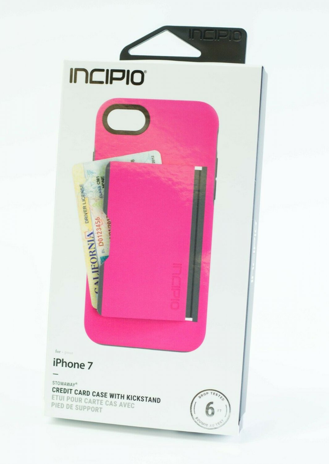 Incipio Stowaway Case for iPhone 8 & iPhone 7 - Pink #IPH1477PKC