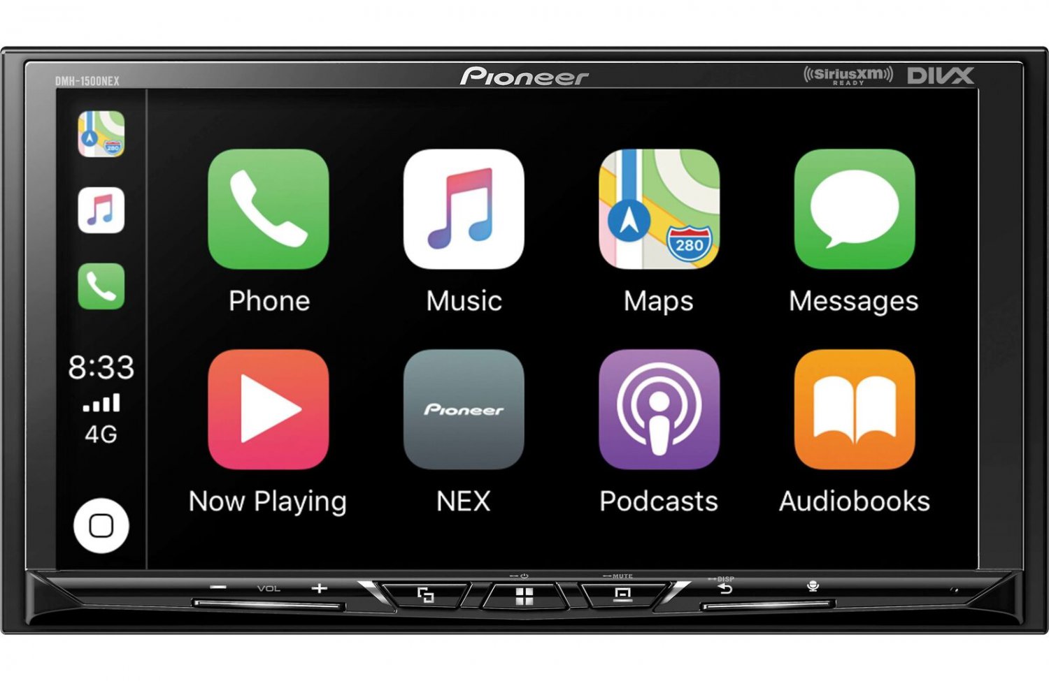 Pioneer DMH-1500NEX 7" Touchscreen Digital Multimedia Video Receiver Car Stereo