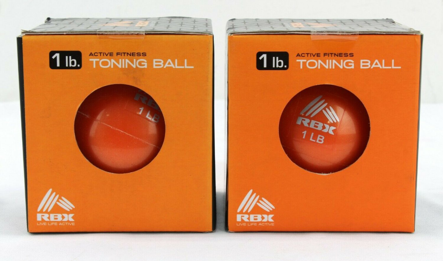 1lb Toning Ball Yoga Exercise Soft Gym Therapy Workout Weighted - Pair #MISC