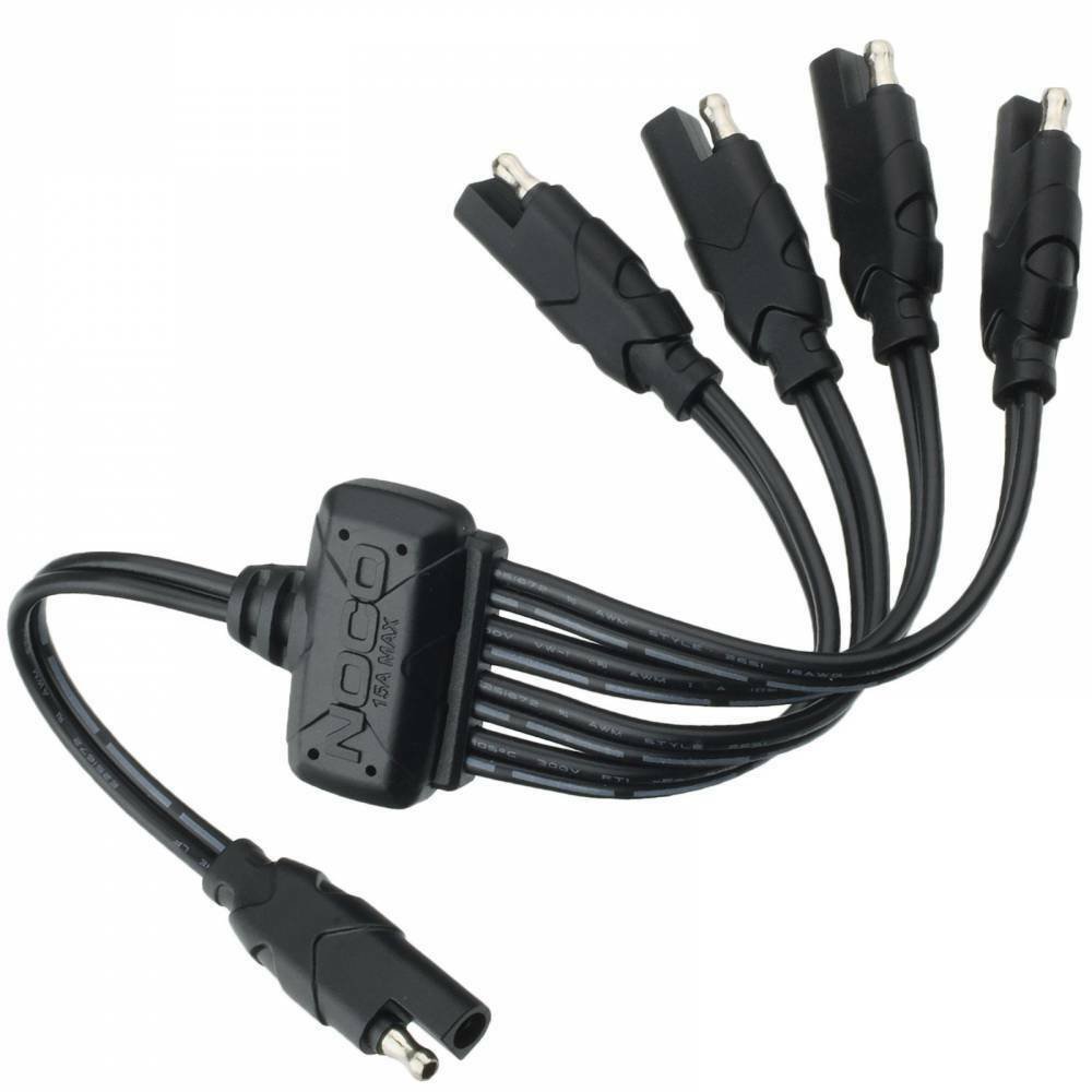 Noco GC033 5-Way 4 to 1 SAE Splitter Adapter Cable