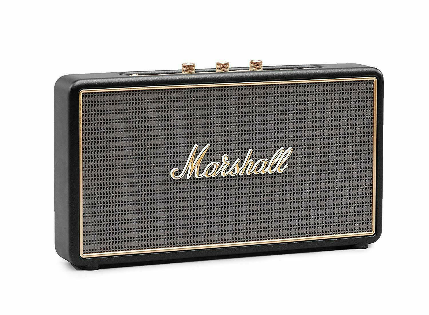 Marshall Stockwell Bluetooth Portable Rechargeable Speaker - Black