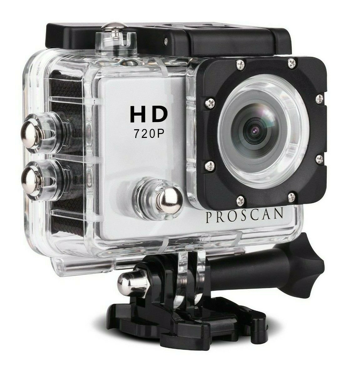 Proscan PAC2000 Waterproof Action Camera with Bike & Helmet Mount