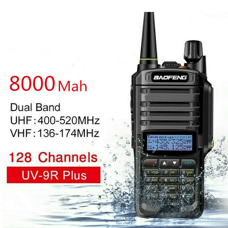UV-9R Plus Baofeng VHF UHF Walkie Talkie Dual Band Handheld Two Way Radio Y
