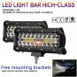 1PC 7" 400W LED Work Light Bar Flood Spot Beam Offroad 4WD SUV Driving Fog Lamp