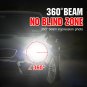 2Pcs H4 9003 200W 20000LM 6000K Car COB LED Conversion Headlight Bulb Hi/Lo Beam