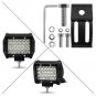 1PC 200W 4" LED Combo Work Light Bar Spotlight Off-road Driving Fog Lamp Truck