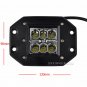 2X 18W LED Work Light Bar bumper mount Spot Offroad Driving Fog Lamps SUV 4*4 Y