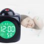 Digital Alarm Clock Multifunction With Voice Talking LED Projection Temperature