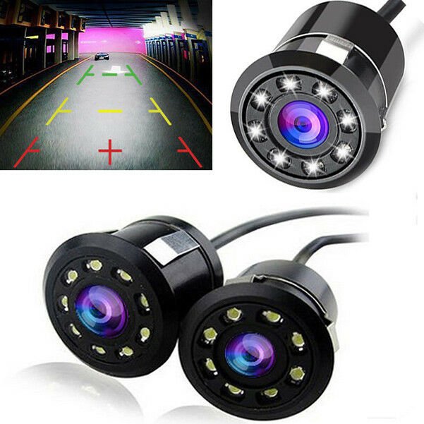 170&Acirc;&deg; CMOS Auto Car Rear View Backup Camera Reverse 8 LED Night Vision Waterproof
