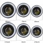 2pcs 3.5" COB LED Fog Light Projector Car White Angel Eye Halo Ring DRL Lamp new