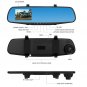 1080P Wide Angle Len Car 4.3'' Auto DVR Mirror Dash Cam Driving Recorder Camera