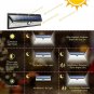 Waterproof 118LED Solar Powered Lamp Outdoor Garden Yard PIR Motion Sensor Light
