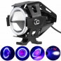 1PC 125W U7 Motorcycle LED Headlight Driving Fog Spot Light Strobe Lamp
