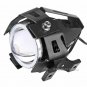 1PC 125W U7 Motorcycle LED Headlight Driving Fog Spot Light Strobe Lamp