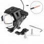 1PC 125W U7 Motorcycle LED Headlight Driving Fog Spot Light Strobe Lamp