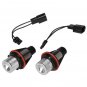 White Angel Eye Halo Light 10W CREE LED Ring Marker Bulbs For BMW X5 E39 E60 E63