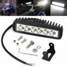 6inch 36W Slim Led Light Bar Spot Flood Motorcycle ATV 4X4WD Bumper Backup Pods