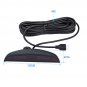 4 Parking Sensors LCD LED Display Car Reverse Radar System Alarm Kit Black