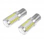 2x BA15S P21W 1156 LED Car Backup Reverse Light White Bulb 33-SMD 5630 5730 CHY