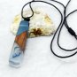 New 2017 Handmade Resin Wood Pendant Necklace Wooden Jewelry For Men Women Y