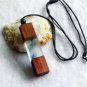 New 2017 Handmade Resin Wood Pendant Necklace Wooden Jewelry For Men Women Y