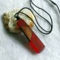 New 2017 Handmade Resin Wood Pendant Necklace Wooden Jewelry For Men Women Y