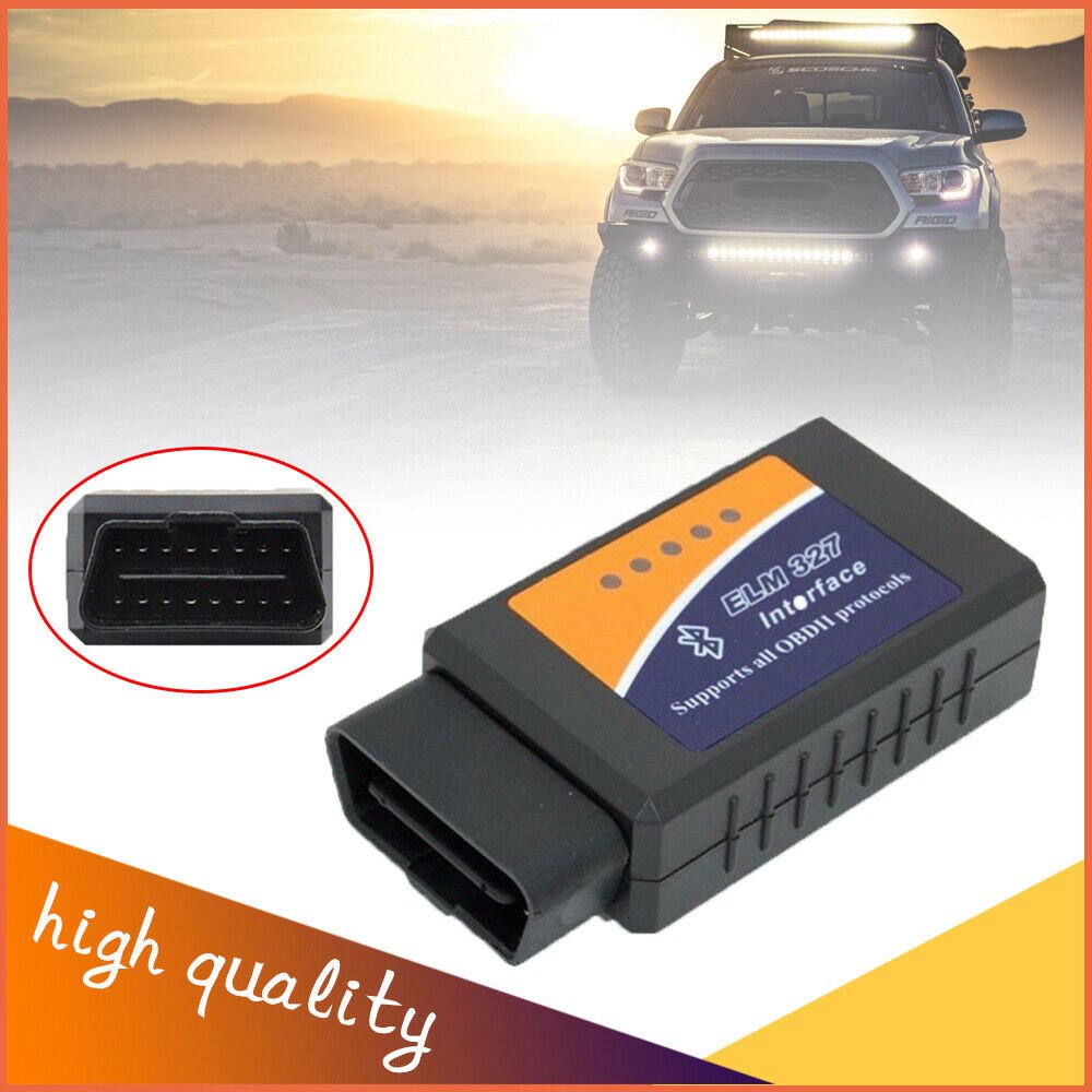 ELM327 Bluetooth OBD2 OBDII Car Vehicle Diagnostic Scanner Code Reader Tool Kit