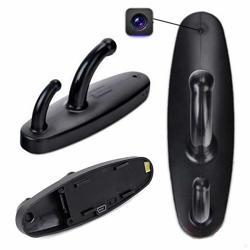 Mini Motion Detection Spy/Nanny Camera Clothes Hook DVR Babysitting Video Camera