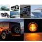 10x Amber 3/4" Bullet Clearance Side Marker LED Light For Truck Trailer RV 12V