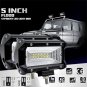 1PC 5" Inch 72W Flood LED Work Light Bar Truck Offroad SUV Driving Waterproof
