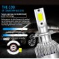2X H7 300W 36000LM COB LED Headlight Bulbs Kit High/Low Beams 6000K White Canbus