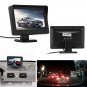 4.3" TFT LCD Car Rear View Monitor+ Backup Reverse Parking Camera Waterproof