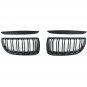 Gloss Black Front Kidney Double Rims Grille Fit For Bmw E90 E91 4-Door 05-08 CHY
