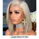 Short Straight Synthetic Hair Wig Ombre Blonde Bob Side Part Full Short Wigs CHY