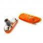 Pair Front Marker Bumper Turn Signal Lamp For Mercedes-Benz W203 C-Class Amber