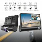 Dual Lens 4'' HD 1080P Vehicle Car Dash Cam Rear Video Camera Recorder DVR 170°