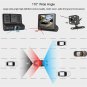 Dual Lens 4'' HD 1080P Vehicle Car Dash Cam Rear Video Camera Recorder DVR 170°
