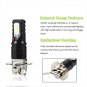 NIGHTEYE H3 LED Fog Light Bulb Driving Daytime Lamp DRL White 160W 1600LM/Set